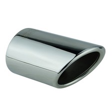 2 Auspuffblenden Audi Q7 4L VW Touareg 7P Chrom Edelstahl Auspuff Blende Endrohr