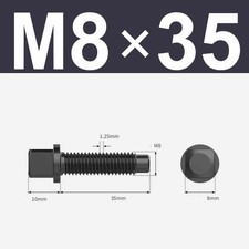 Schwarz 10,9,Stahl Vierkant