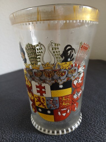 Antik glas pokal kelch - antik,