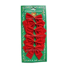 Schleifen rot gold silber für Christbaum Weihnachten Deko Weihnachtsschleifen