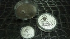 1 x 1oz und 5oz - Redback Spider-2020 Erstausgabe Tuvalu 2021