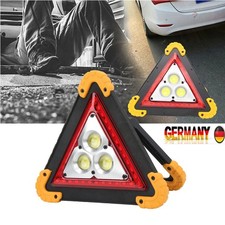 Warnleuchte PKW Auto 5W Warnlicht Signal Panne Weiß/Rot blinkend LED Warndreieck