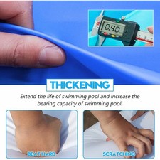 2,6M 2M Aufblasbarer PVC Pool