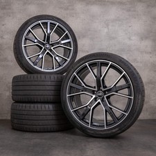 Audi Q7 SQ7 Felgen 22 Zoll 4M Sommerräder 4M0601025CP schwarz glanzgedreht