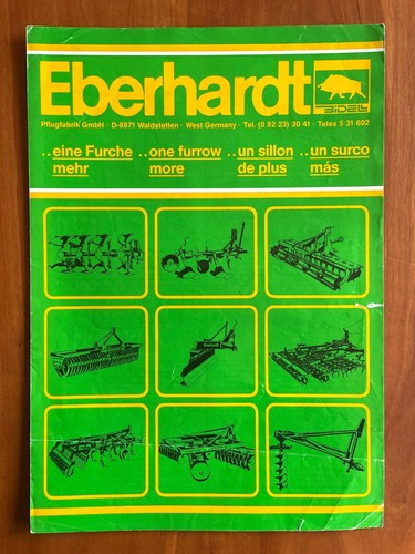 Eberhardt bidell pflüge - eberhardt,