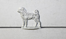 Zinnflachfiguren:  Tiere - Hund Mops