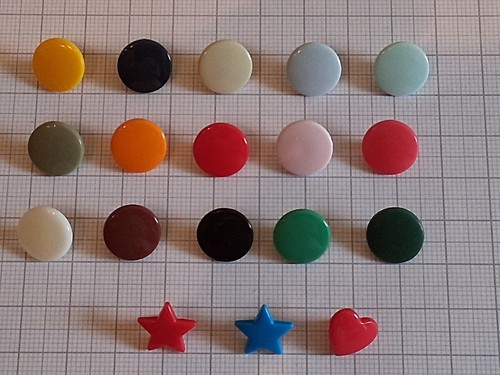 Kam snaps druckknöpfe - druckknöpfe, 20