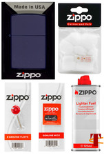 Zippo geschenkset navy - zippo, blue