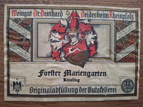 Vdnv weinetikett forster - vdnv,