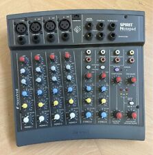 Spirit Folio Notepad Mini-Mixer, von Soundcraft RW5354, 10 Eingänge, toller Klang!
