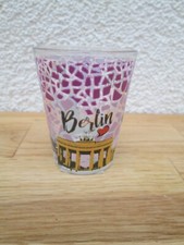 Schnapsglas- Stamper Mosaik  Berlin  Glas Deko  Partygläser  Party Div. Motive 