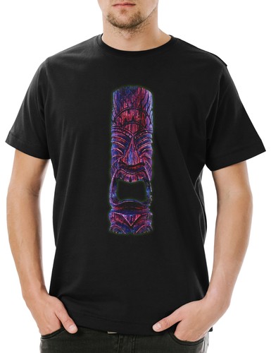 Tiki head herren shirt - tiki,