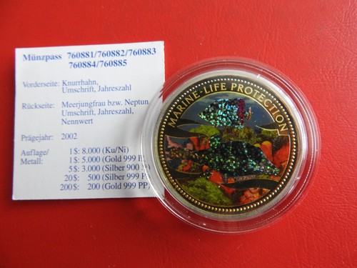 Palau dollar 2002 silber - *palau,