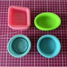 Silikon Seifenformen, 16 Stück, jeweils 4 Motive und Formen