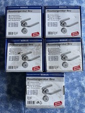 Rosettengarnitur Edelstahl, 5