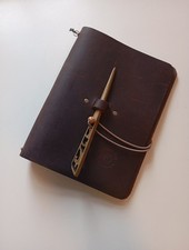 Leder notiz buch handarbeit - leder, notiz-buch