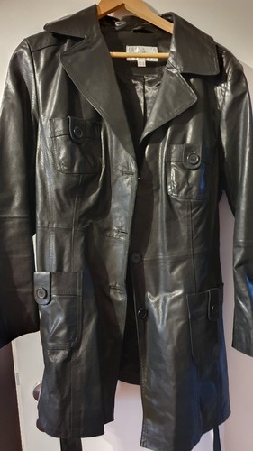 Damen lederjacke schwarz - lederjacke, in
