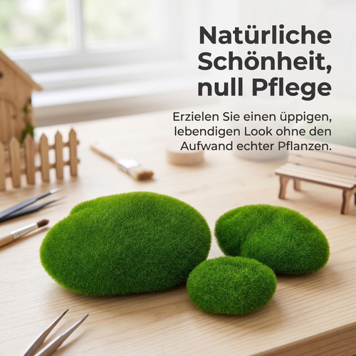 Kunstmoos deko moossteine - kunstmoos,