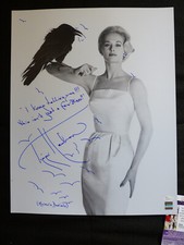TIPPI HEDREN signed Autogramm signiert auf 40x50 cm "THE BIRDS" Foto JSA COA