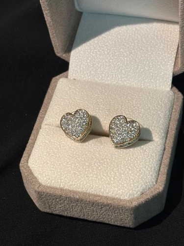 Gold swarovski pavé - gold, herz