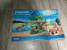 Nur Bauanleitung ohne Modell! playmobil: (70344) kleine pandas freighehege zoo