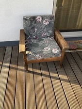 Bequemer Massivholz  Sessel +