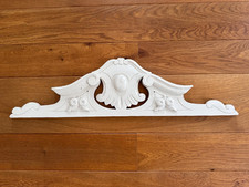 Schrankkrone Schrankaufsatz Möbelkrone Türkrone 70 x 18 cm Antik Vintage