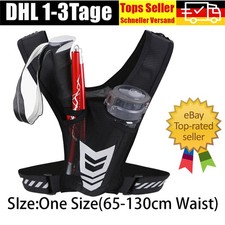 Sport bekleidung Lauf weste Lauf rucksack Lauftasche Reflektierende Weste Schwar