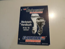 Werkstatthandbuch Johnson Evinrude Außenborder  1995/1996 4-Takt 8 9.9 15 PS