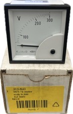 HOBUT Analoges Voltmeter 312-842 0-300V