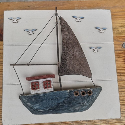Bild holzbild boot schwemmholz - holzbild,