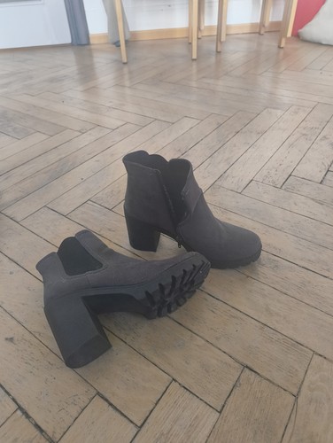 Dunkelgraue stiefelletten - dunkelgraue,