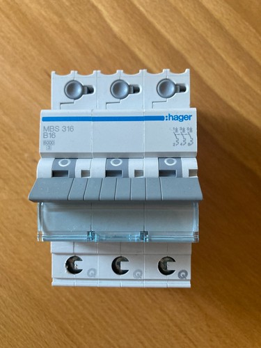 Hager mbs316 b16 - hager,