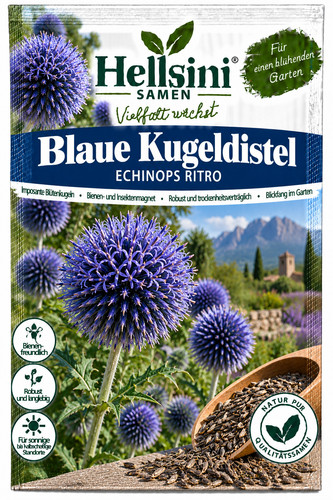 Blaue kugeldistel echinops - blaue,