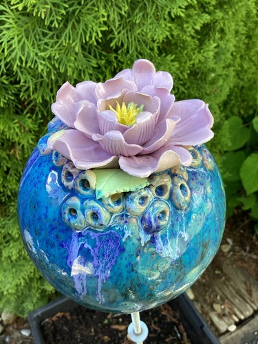Kugel blau mit - blau,