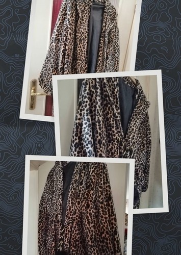 Damen mantel leopardenmuster - damen,