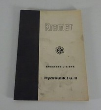 Teilekatalog Kramer Hydraulik