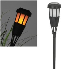 Solar Flame Leuchte 50x7cm Feuer/Flammen-Effekt Garten-Stecker Fackel für Balkon