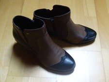 Flexzone Damen Stiefeletten Stiefel Größe 40 braun/schwarz TOPZustand neuwertig