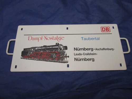 Eisenbahn zuglaufschild - zuglaufschild,