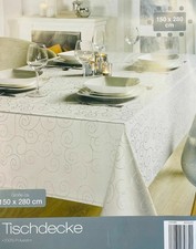 Festliche Tischedecke Grau