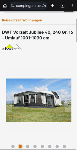 Dwt vorzelt jubilee - dwt,