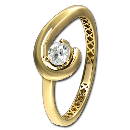 Golddream gold ring zirkonia - ring,