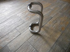 Doppelter Stoßgriff Eingangstür , Türgriff ,Edelstahl  , gebraucht