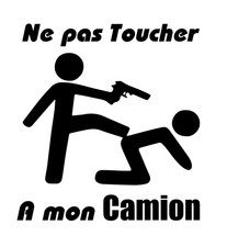 Aufkleber Sticker Berührt