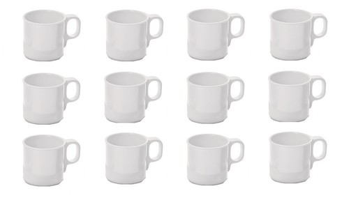 12x melamin becher - 12x,