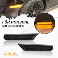 2x LED Schwarz Seitenblinker
