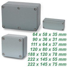 Aluminium leergehäuse metall - aluminium,