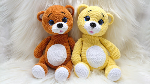 Amigurumi teddy teddybär - amigurumi,,