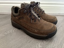 Timberland ACT Trek Travel Herren Braun Leder Wandern Wanderschuhe Größe UK 8